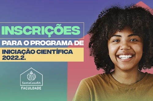 Faculdade Santa Casa abre inscrições para programa de iniciação científica 2022.2